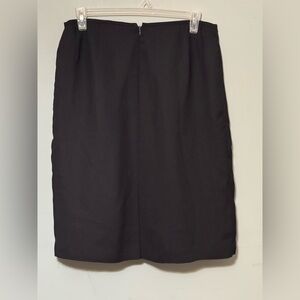 Liz Claiborne Elegant Black Pencil Skirt